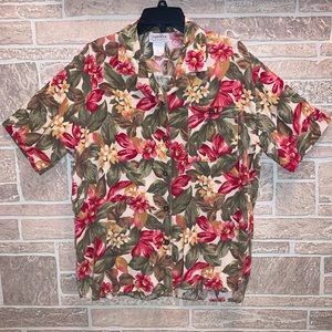 Vintage Jantzen Floral Hawaiian Men’s Shirt